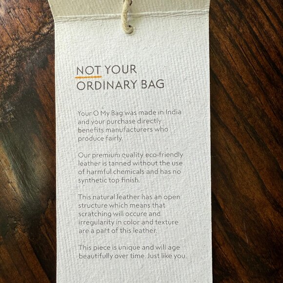 NIB! O My Bag Beck's Bum Bag in Stromboli Leather - Picture 8 of 11